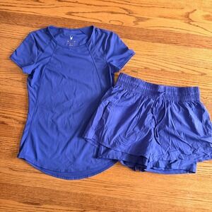 Spyder Active Short And Shirt Set Women's Size XS/S